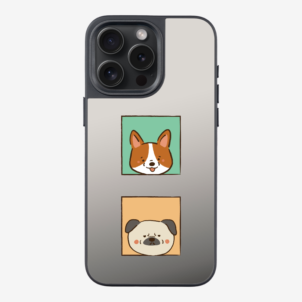 Corgi and Pug Phone Case