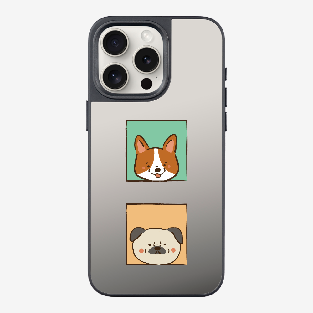 Corgi and Pug Phone Case