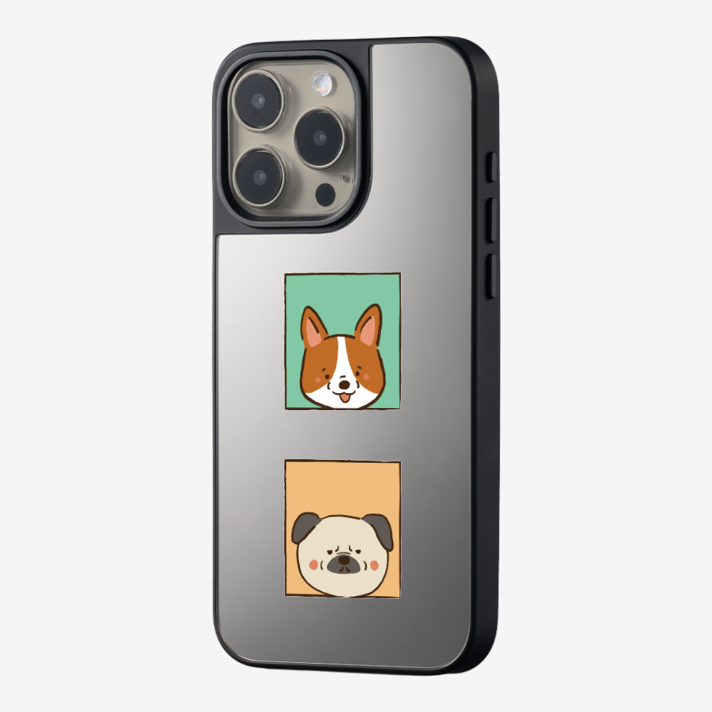 Corgi and Pug Phone Case