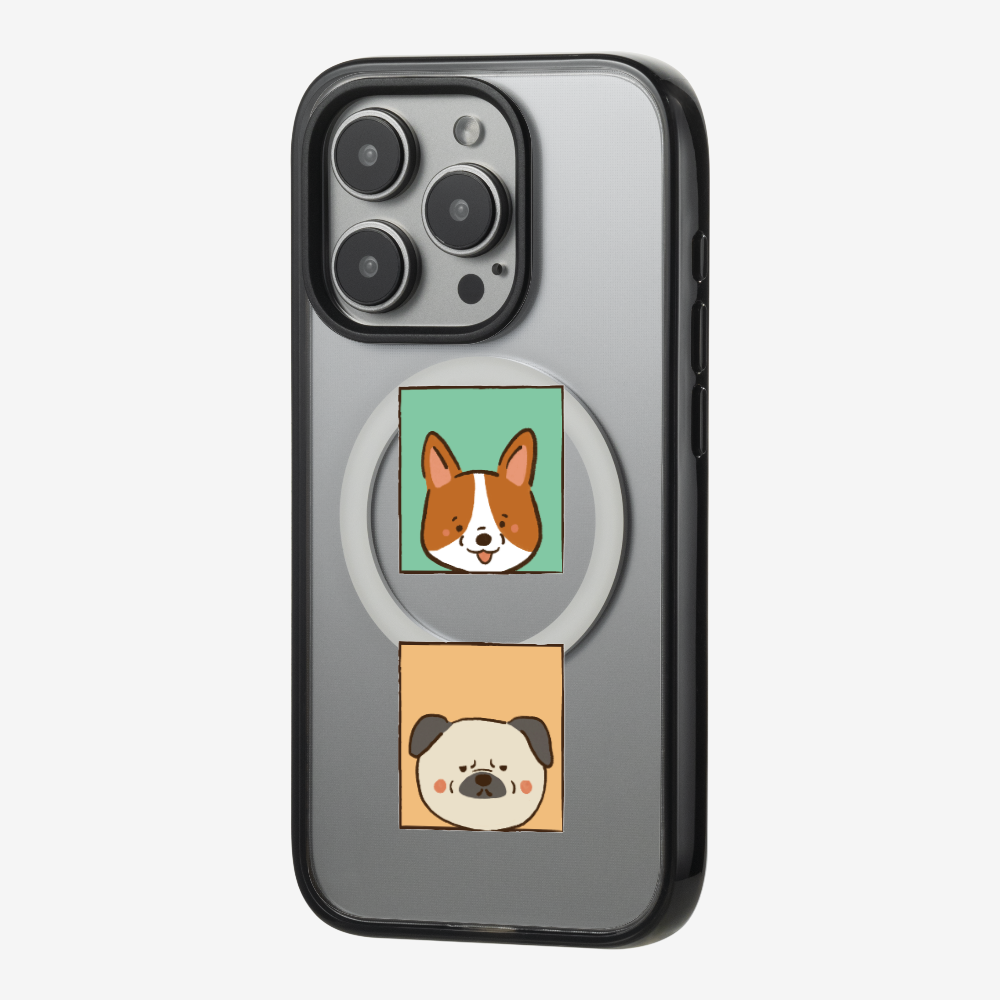 Corgi and Pug Phone Case