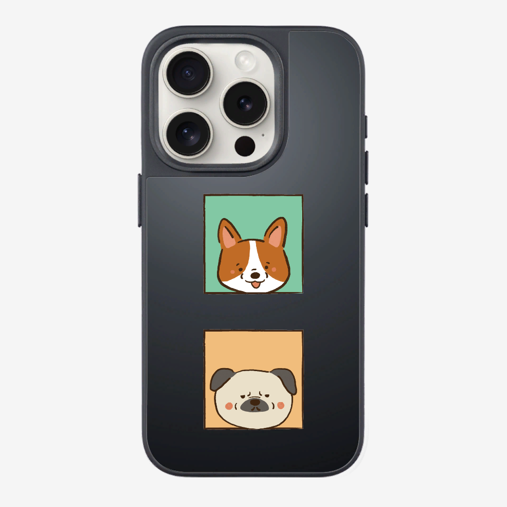 Corgi and Pug Phone Case