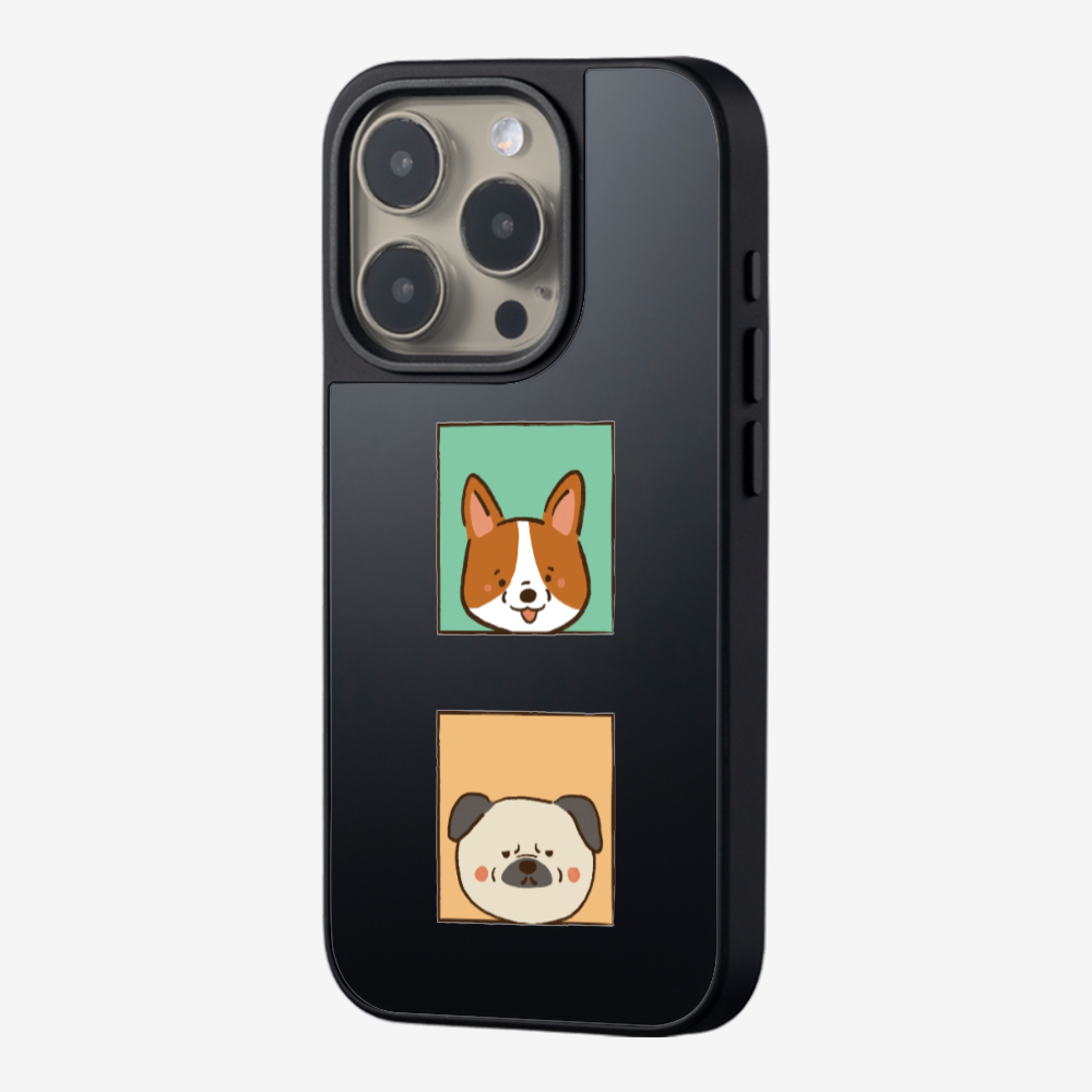 Corgi and Pug Phone Case