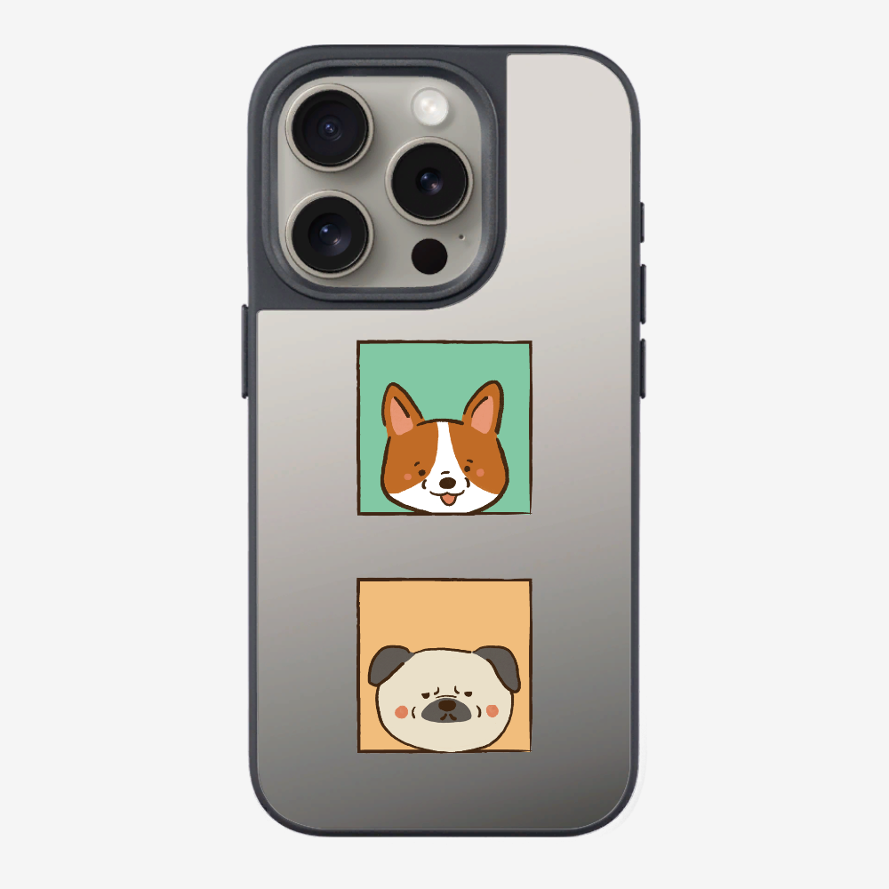 Corgi and Pug Phone Case