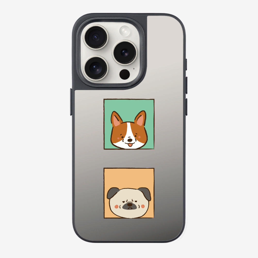 Corgi and Pug Phone Case