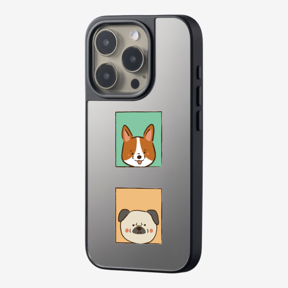 Corgi and Pug Phone Case