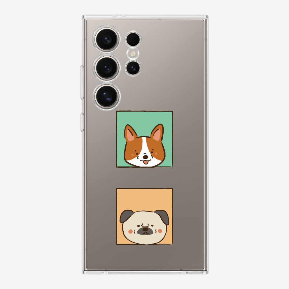 Corgi and Pug Phone Case