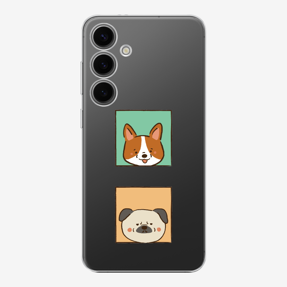 Corgi and Pug Phone Case