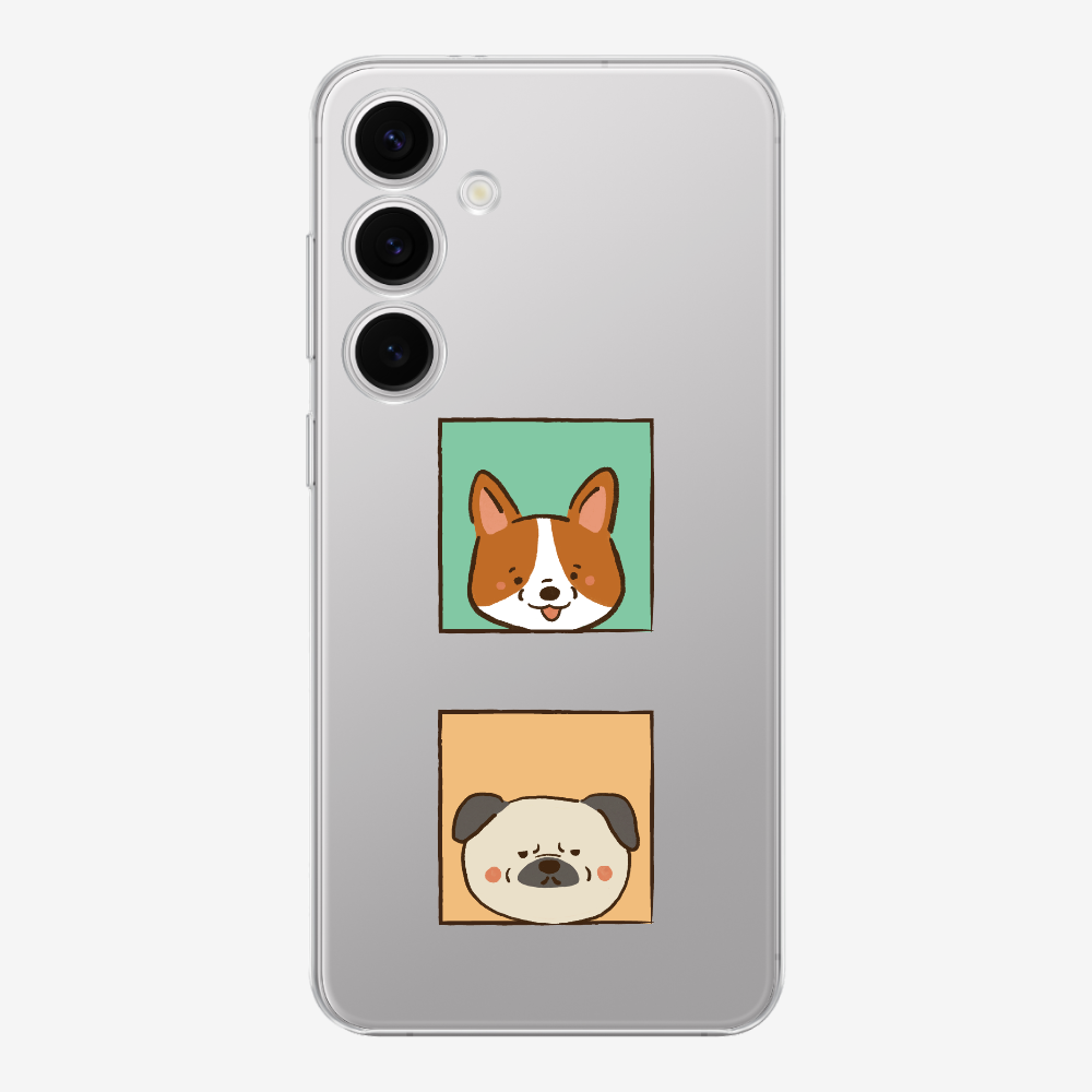 Corgi and Pug Phone Case