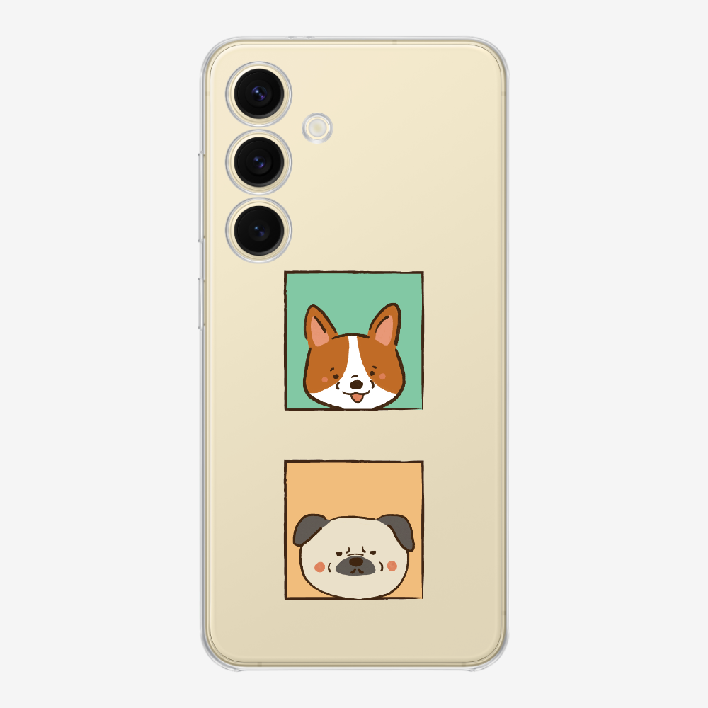 Corgi and Pug Phone Case