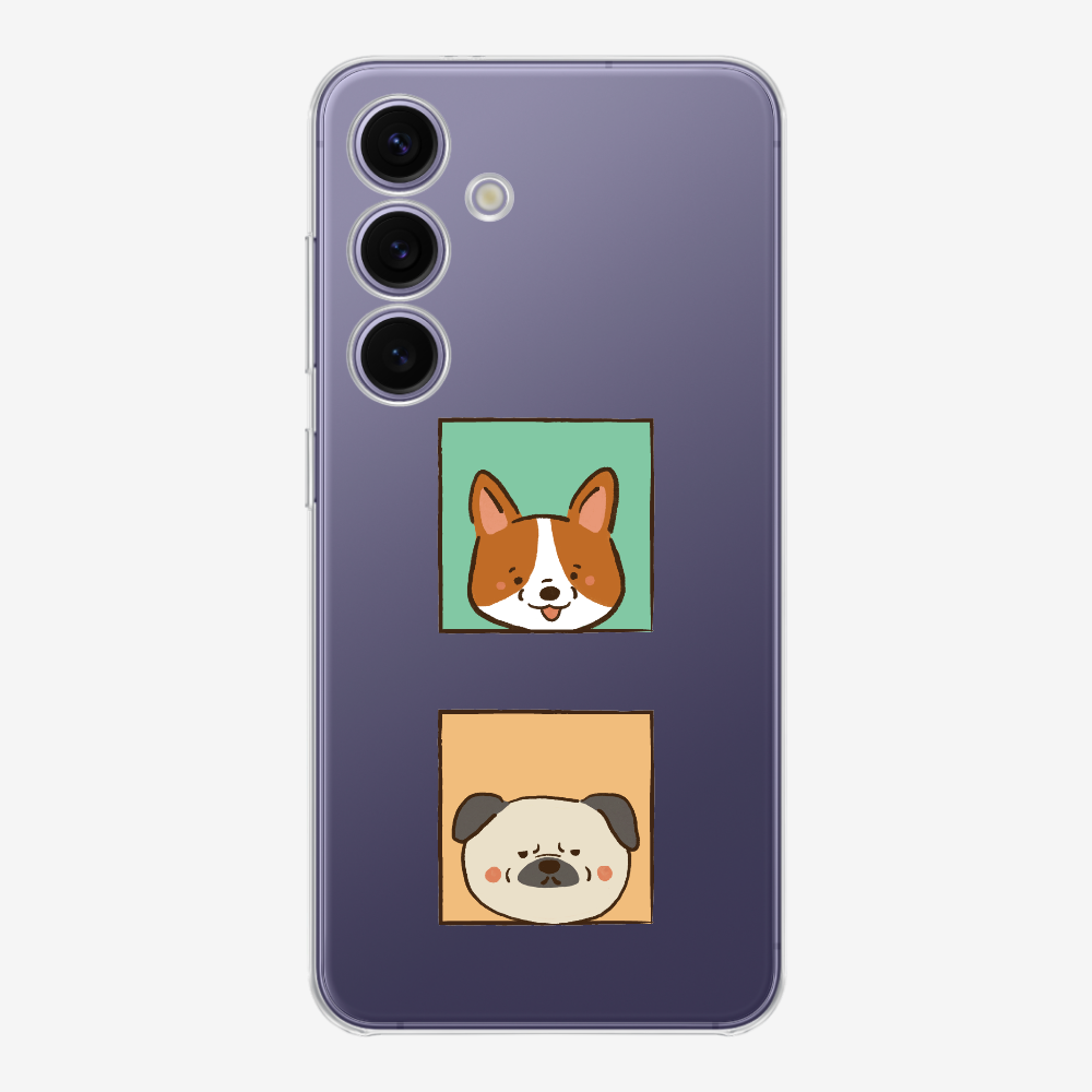 Corgi and Pug Phone Case