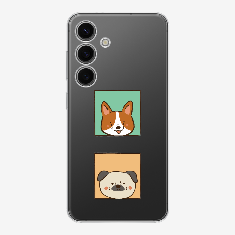 Corgi and Pug Phone Case