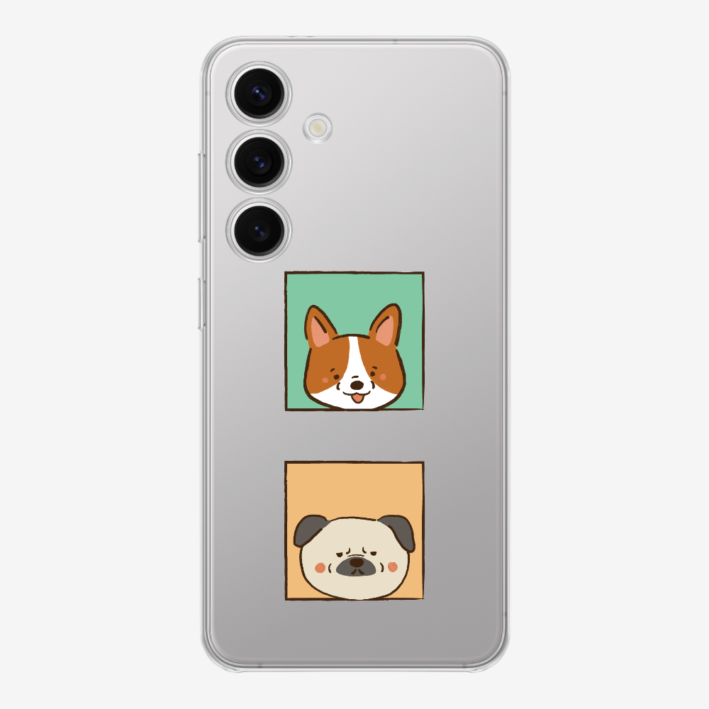 Corgi and Pug Phone Case