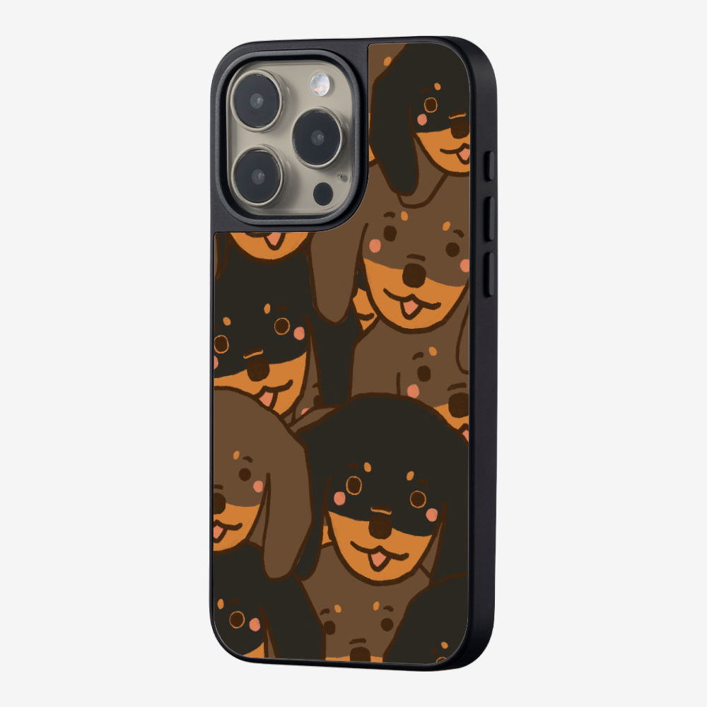 Crowded Dachshund Phone Case