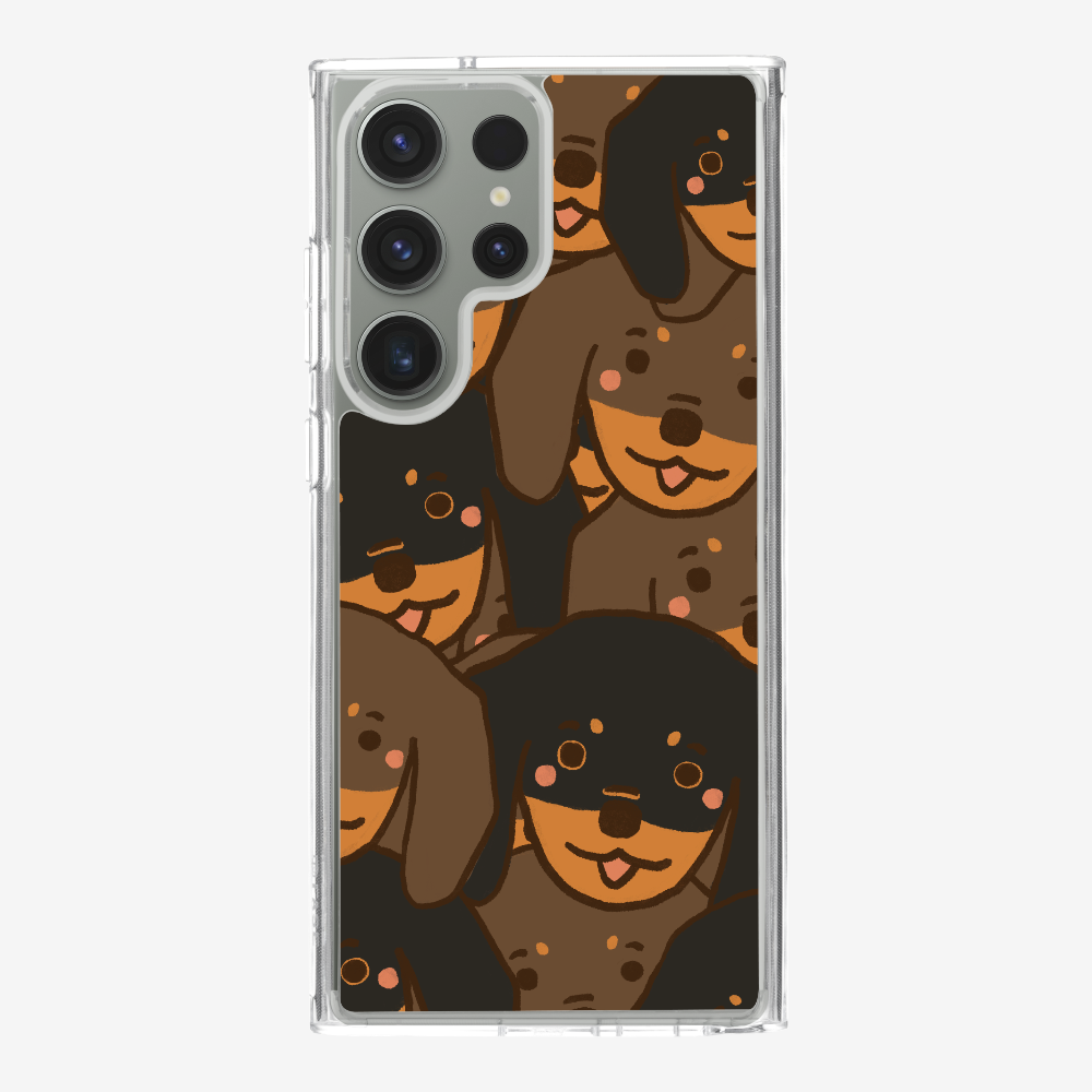 Crowded Dachshund Phone Case