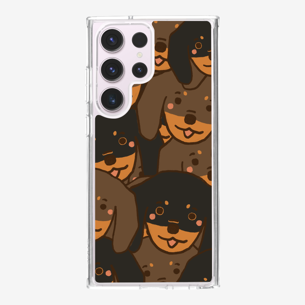 Crowded Dachshund Phone Case