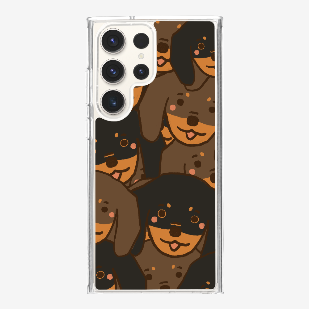 Crowded Dachshund Phone Case