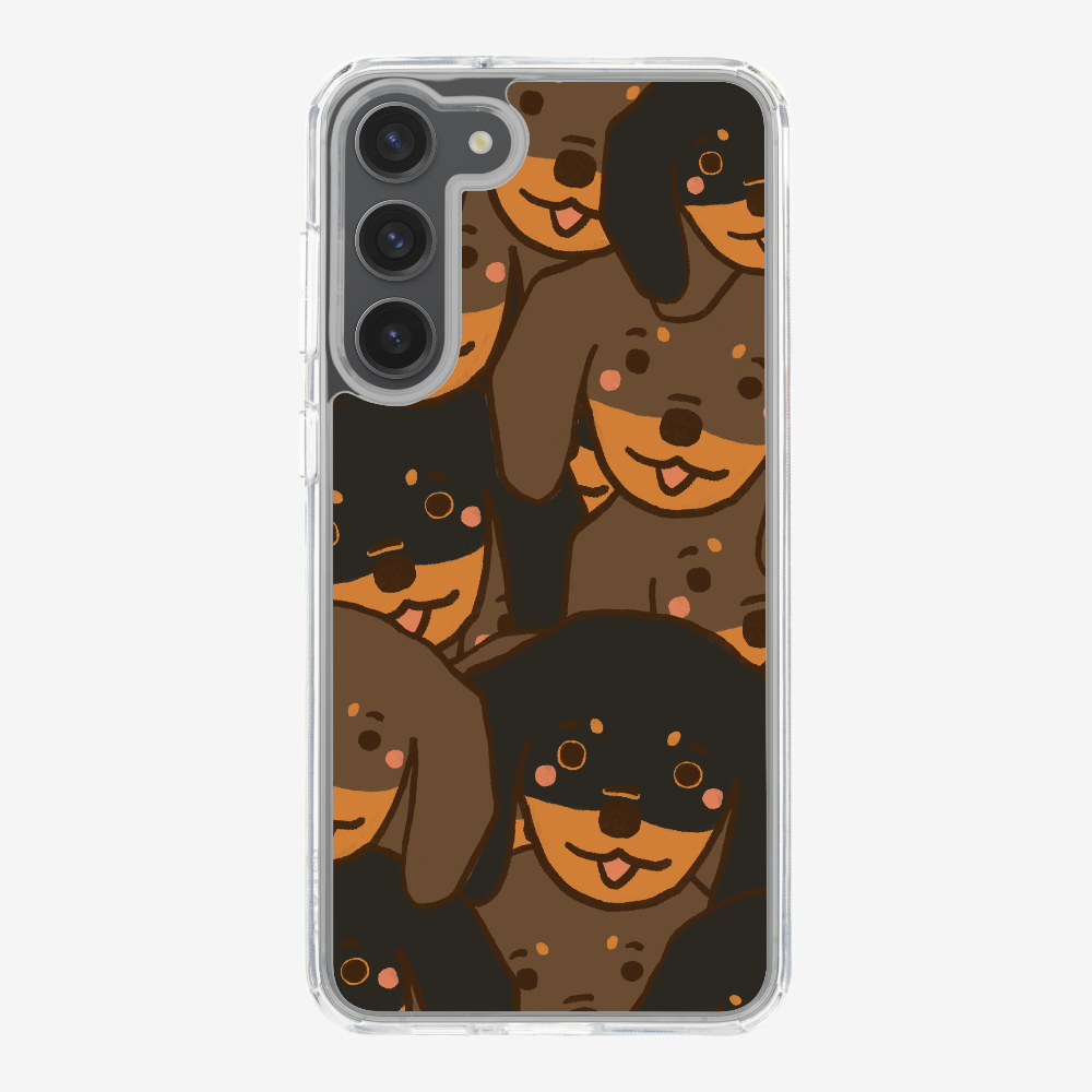 Crowded Dachshund Phone Case