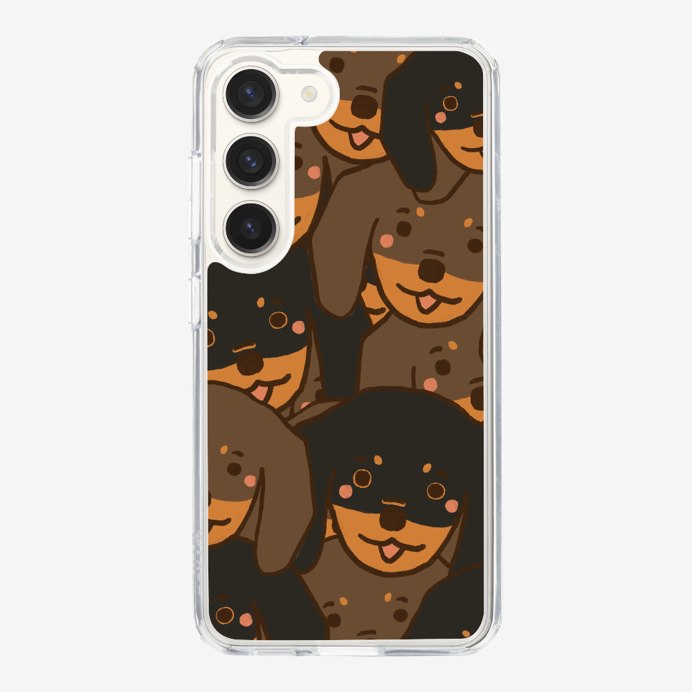 Crowded Dachshund Phone Case