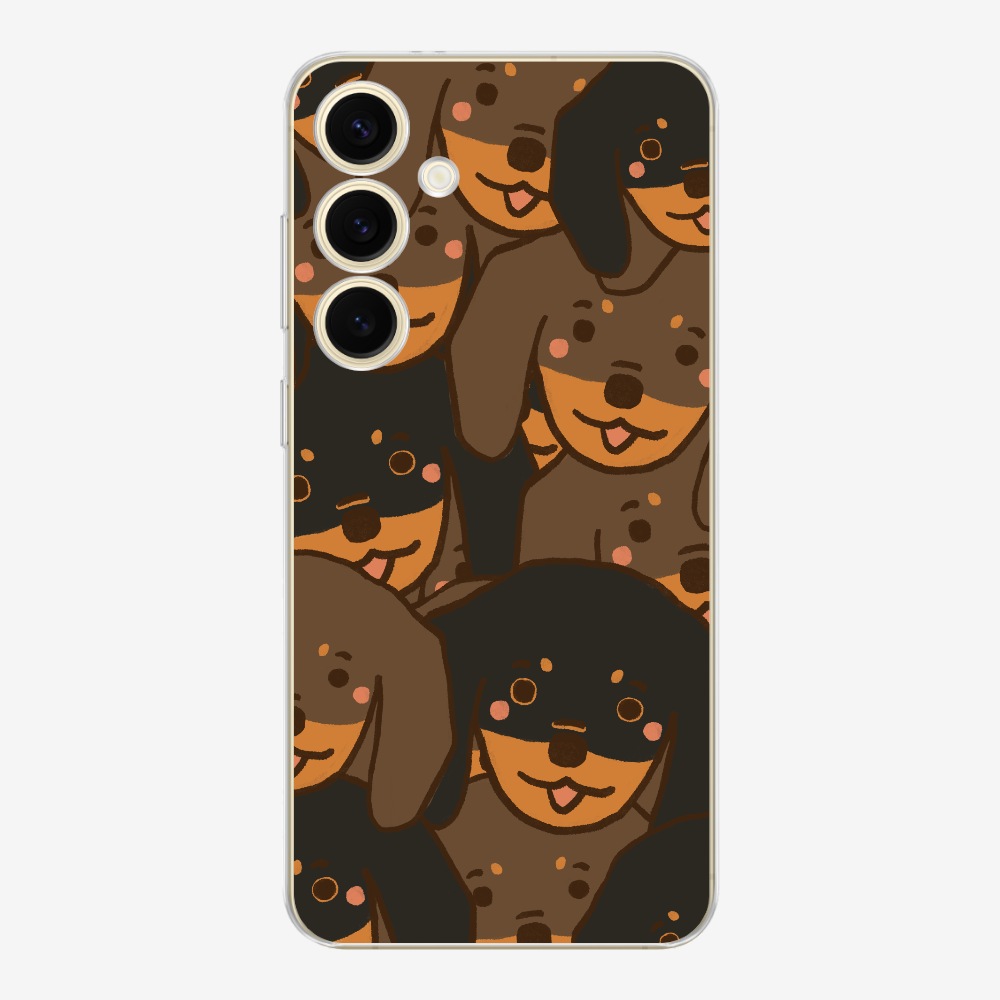 Crowded Dachshund Phone Case