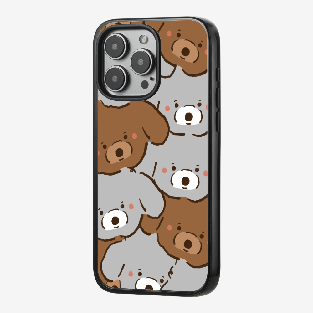 Crowded Poodle Phone Case