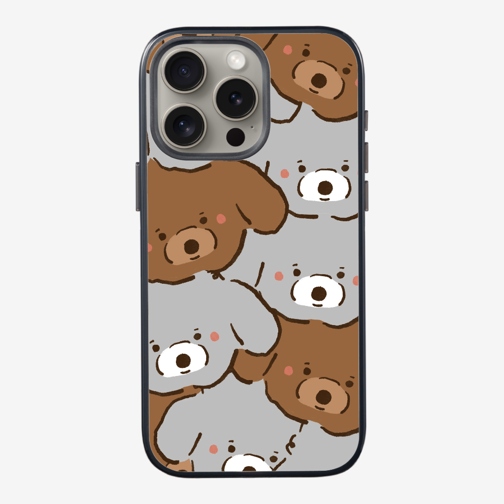 Crowded Poodle Phone Case