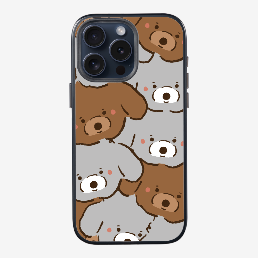 Crowded Poodle Phone Case