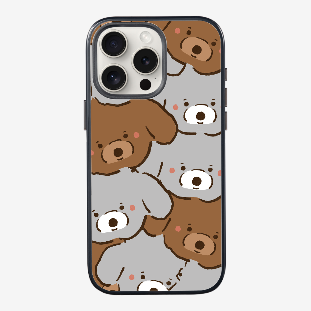 Crowded Poodle Phone Case