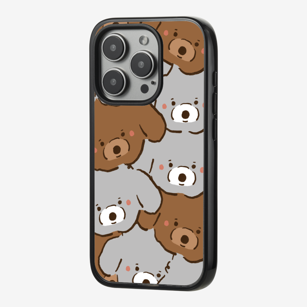 Crowded Poodle Phone Case