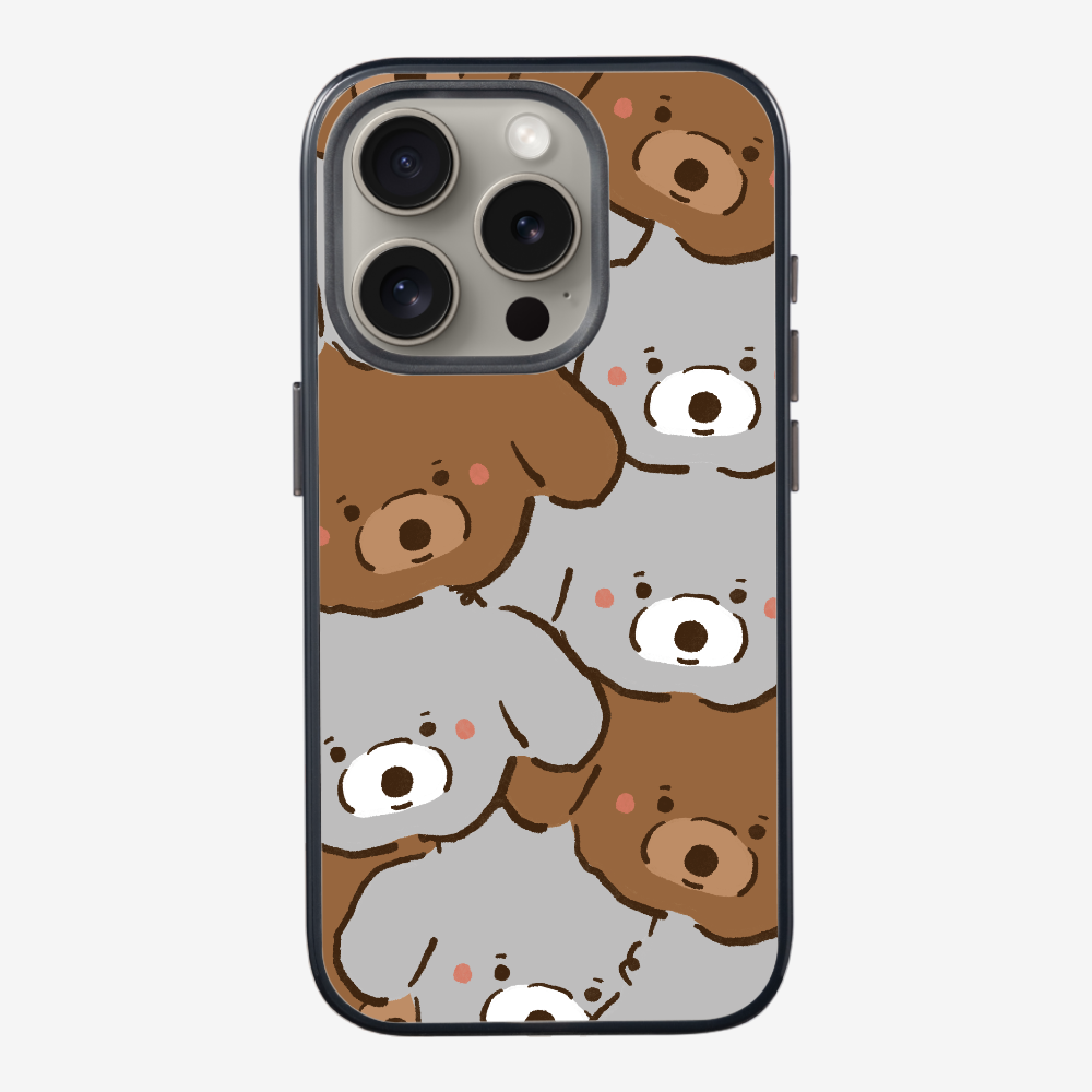 Crowded Poodle Phone Case