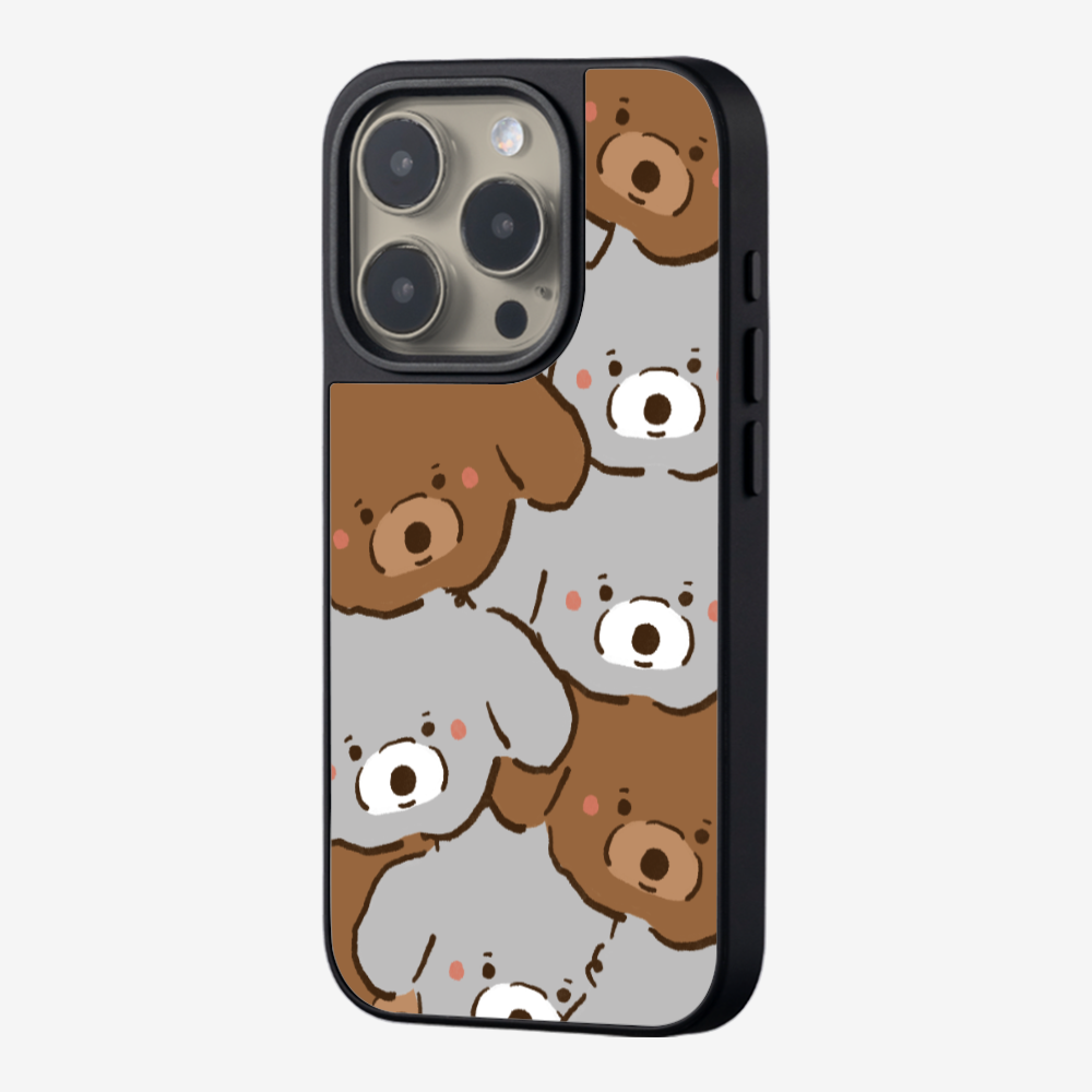 Crowded Poodle Phone Case