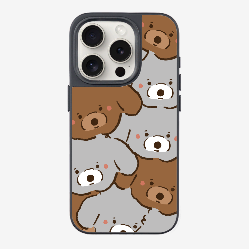 Crowded Poodle Phone Case