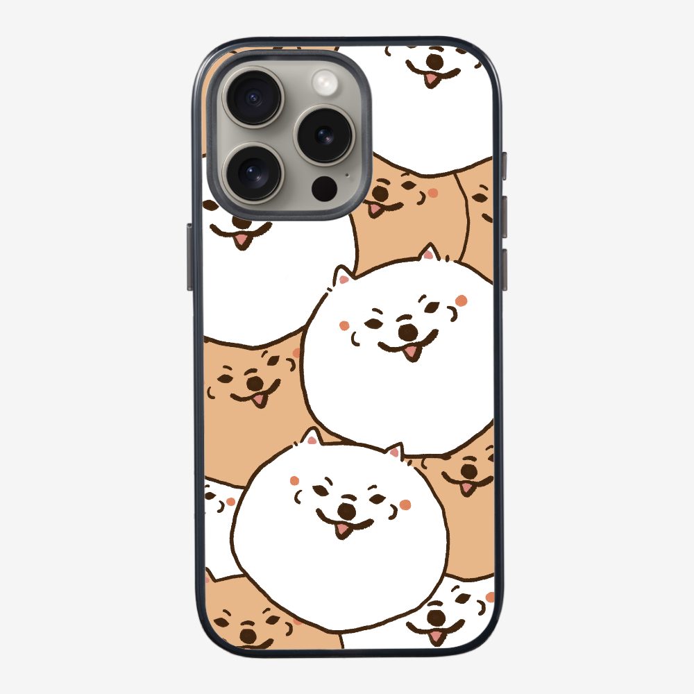 Crowded Pomeranian Phone Case