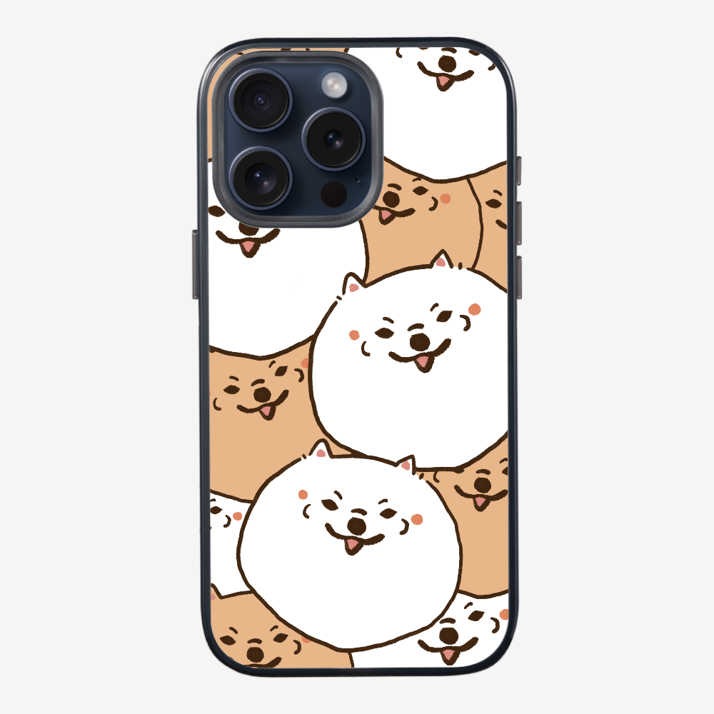 Crowded Pomeranian Phone Case