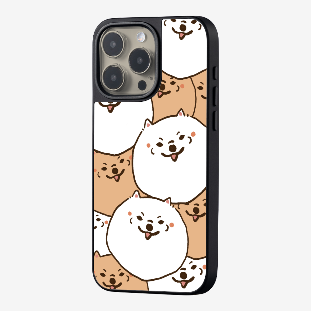 Crowded Pomeranian Phone Case