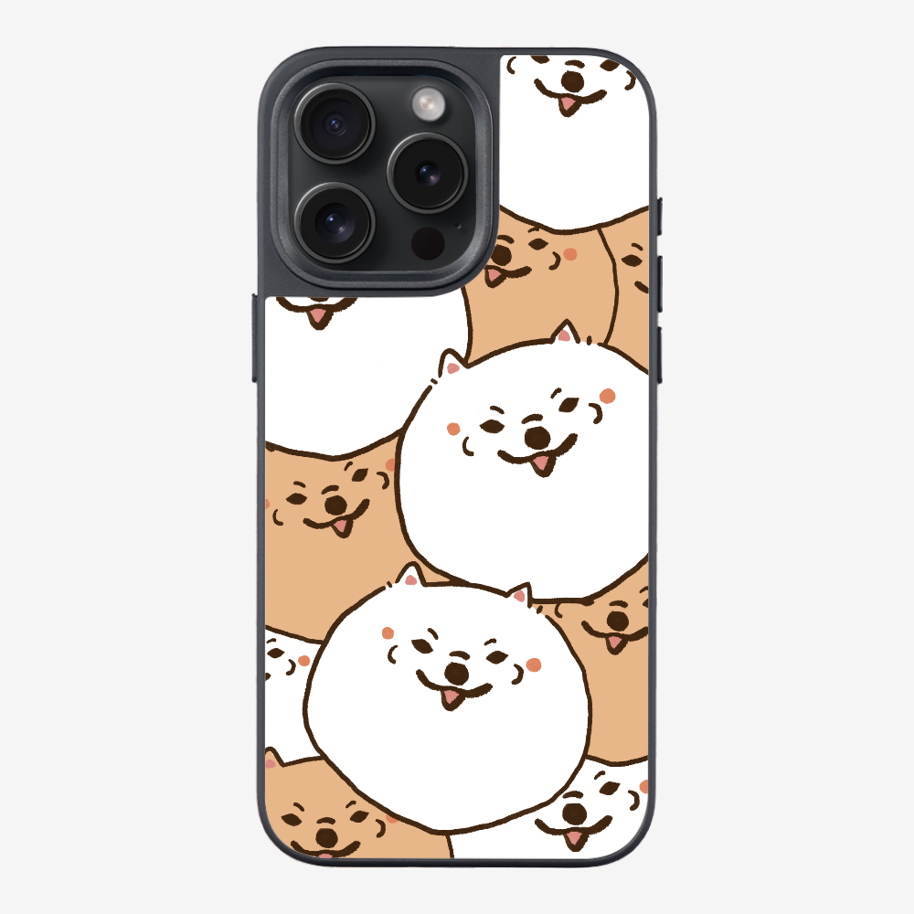 Crowded Pomeranian Phone Case