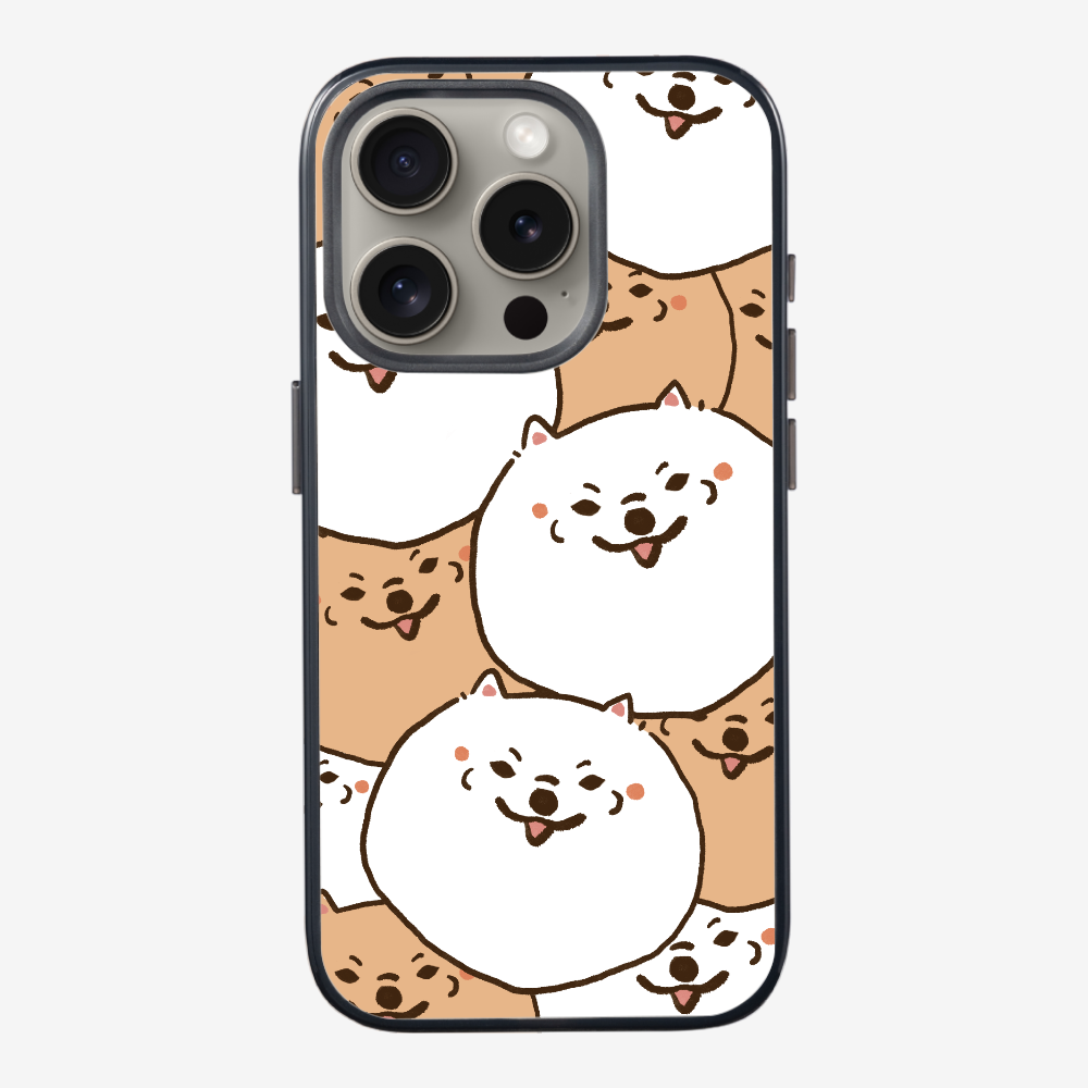 Crowded Pomeranian Phone Case