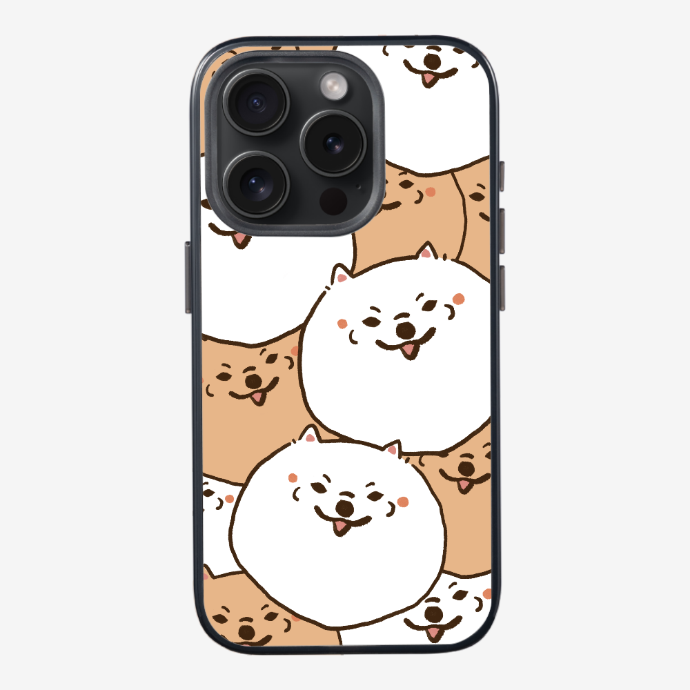 Crowded Pomeranian Phone Case