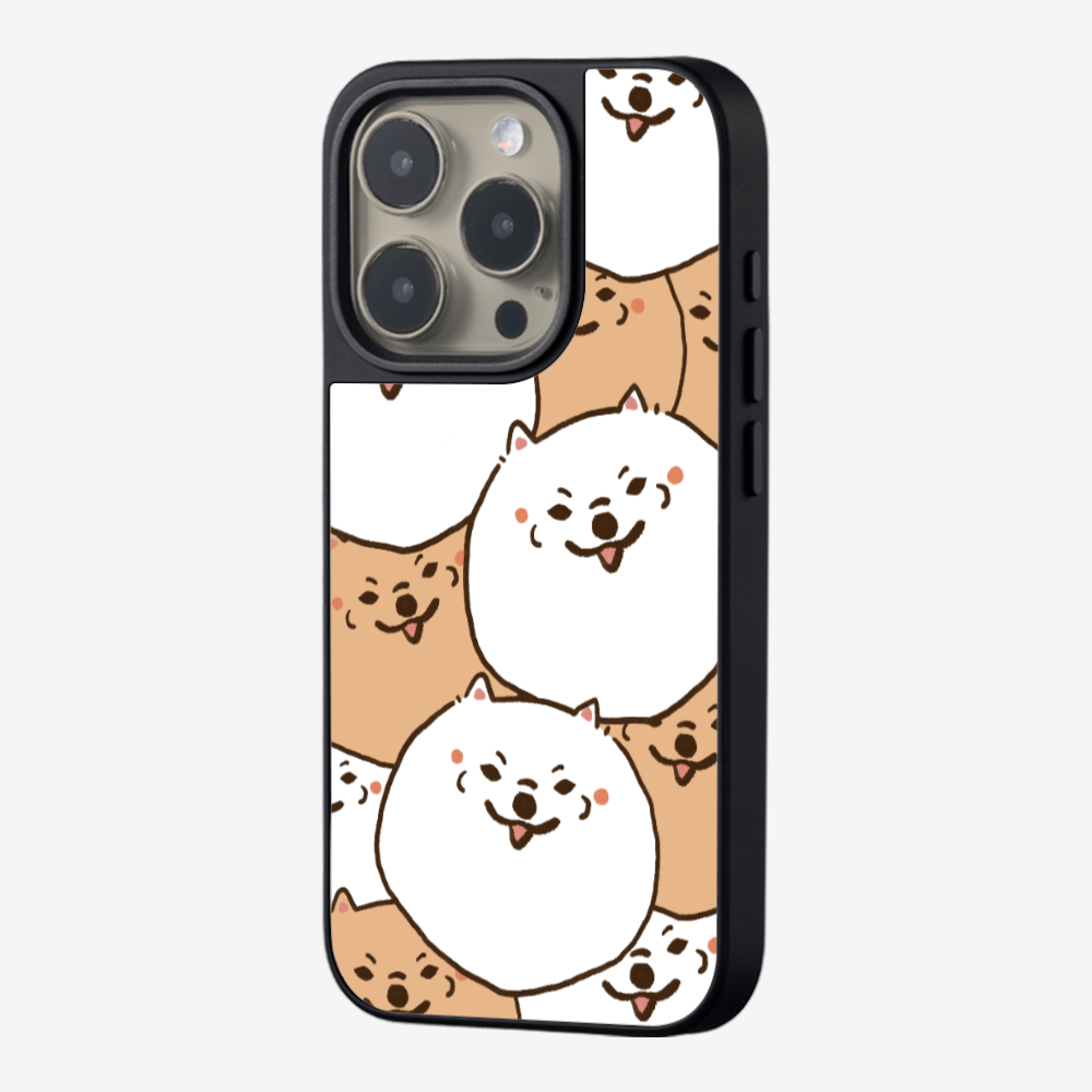 Crowded Pomeranian Phone Case