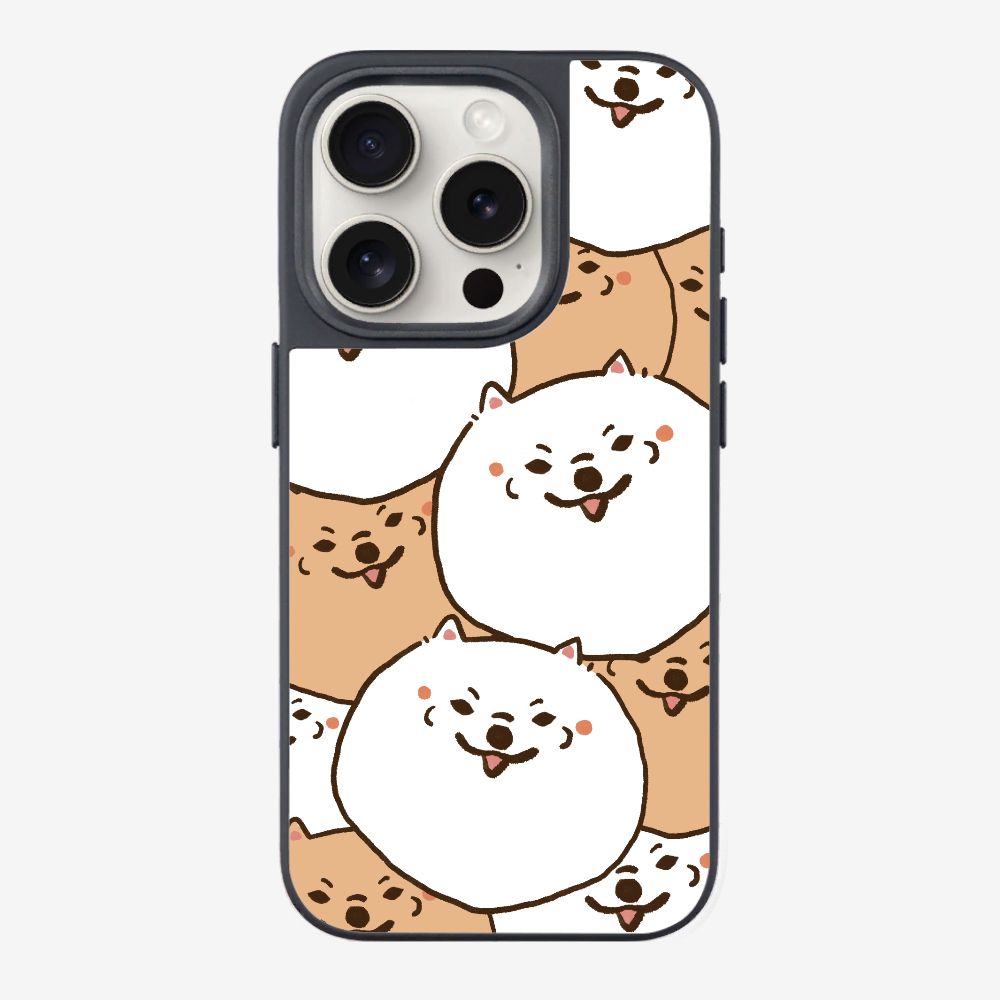 Crowded Pomeranian Phone Case