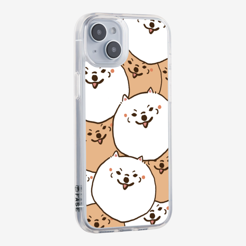 Crowded Pomeranian Phone Case