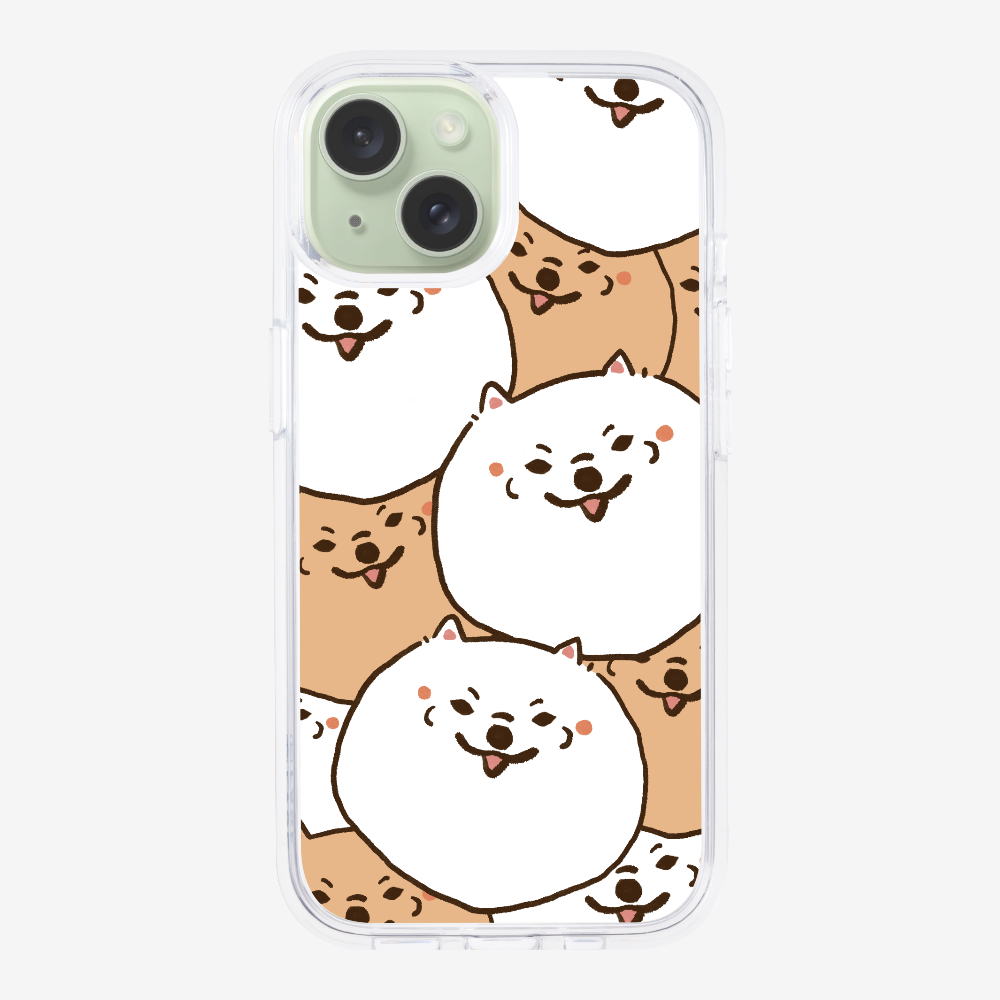 Crowded Pomeranian Phone Case