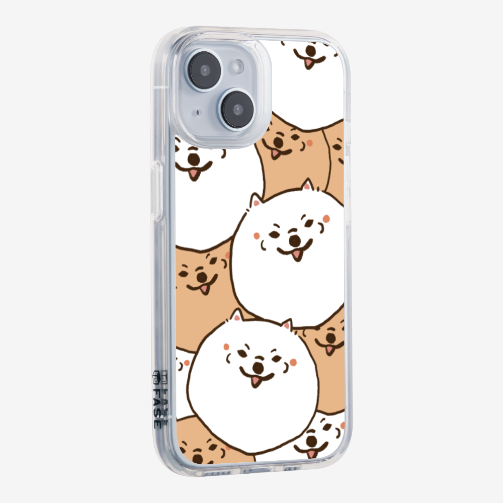 Crowded Pomeranian Phone Case