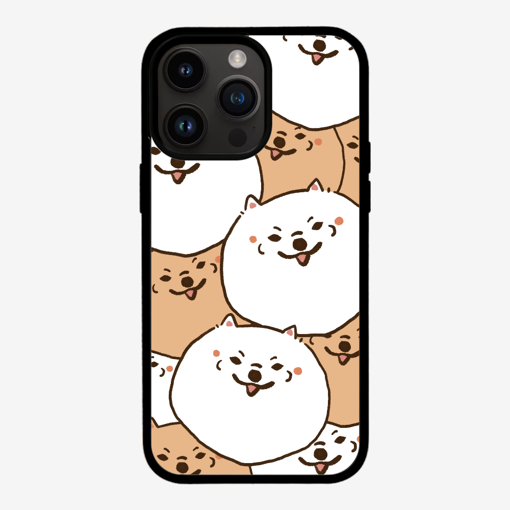 Crowded Pomeranian Phone Case