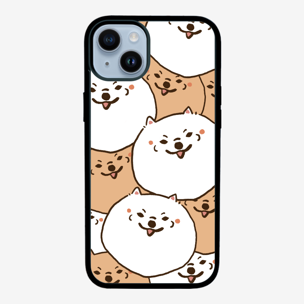 Crowded Pomeranian Phone Case