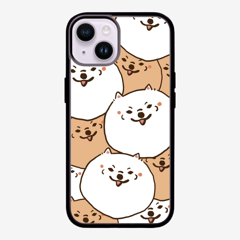 Crowded Pomeranian Phone Case