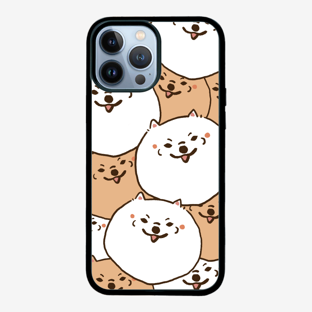 Crowded Pomeranian Phone Case