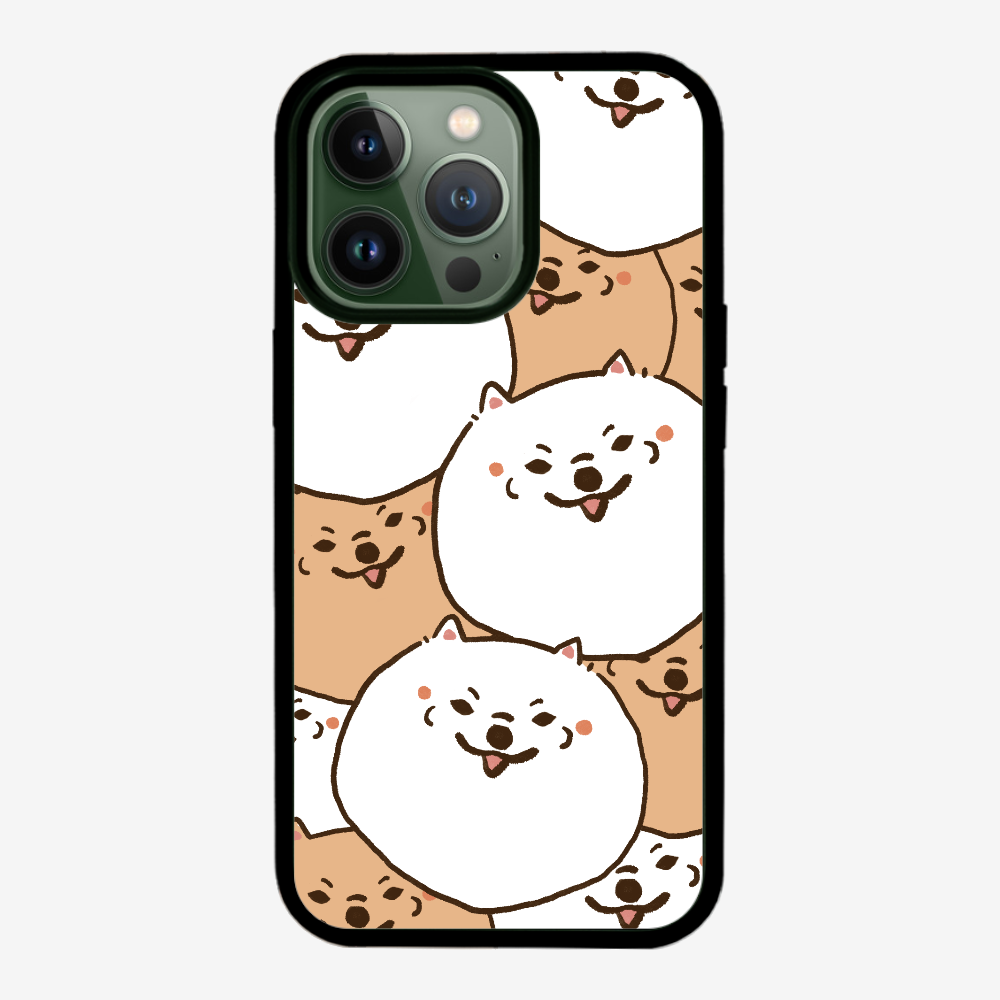 Crowded Pomeranian Phone Case