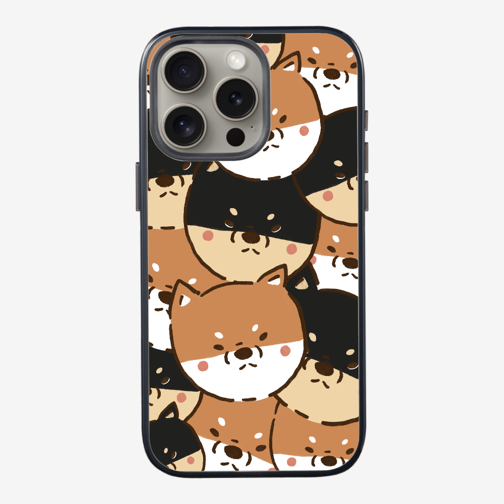 Crowded Shiba Inu Phone Case