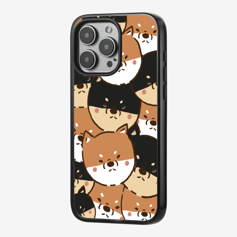 Crowded Shiba Inu Phone Case