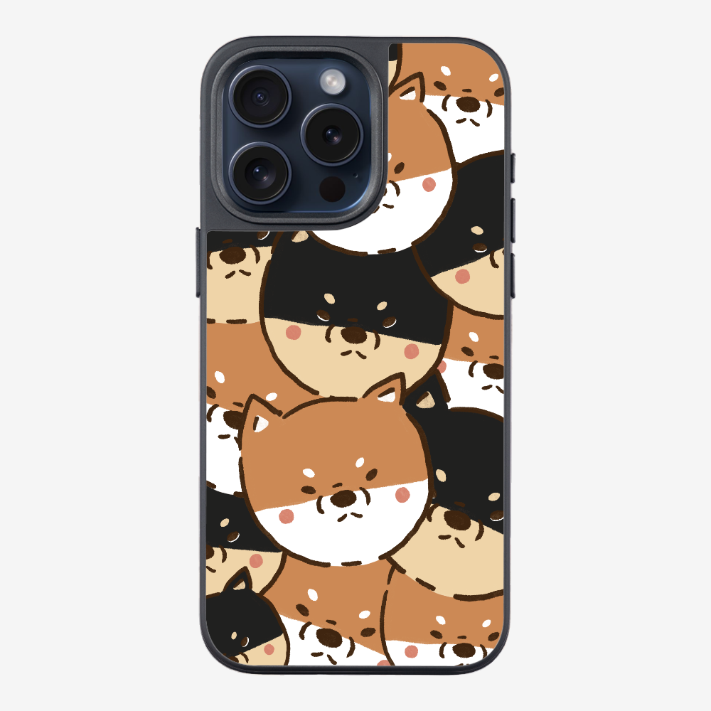 Crowded Shiba Inu Phone Case